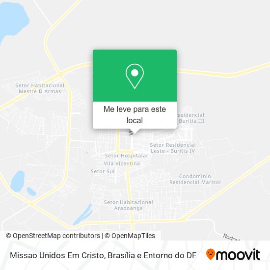 Missao Unidos Em Cristo mapa