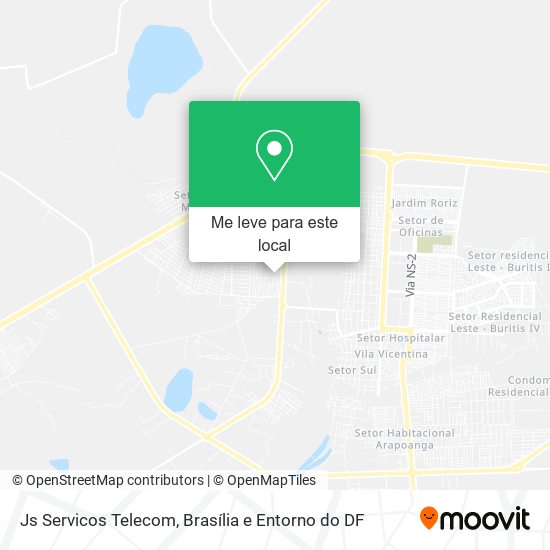 Js Servicos Telecom mapa