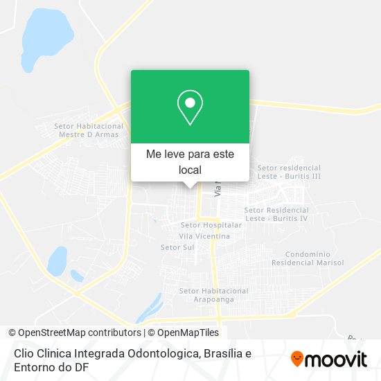 Clio Clinica Integrada Odontologica mapa