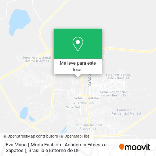 Eva Maria ( Moda Fashion - Academia Fitness e Sapatos ) mapa