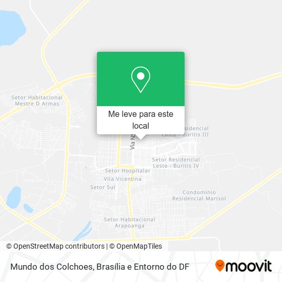 Mundo dos Colchoes mapa