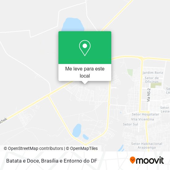 Batata e Doce mapa