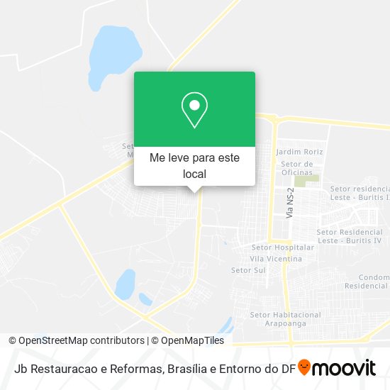 Jb Restauracao e Reformas mapa