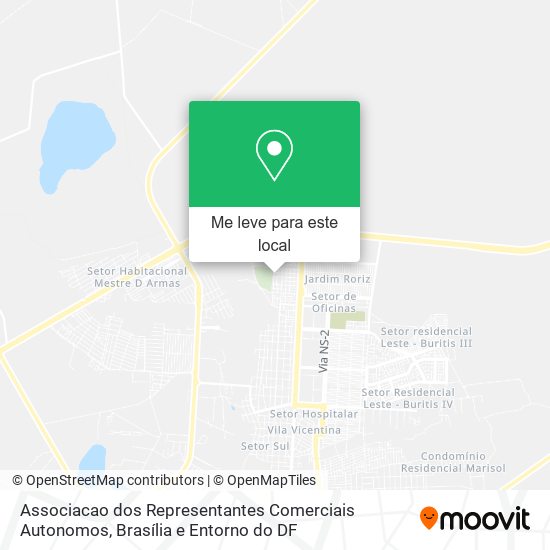 Associacao dos Representantes Comerciais Autonomos mapa