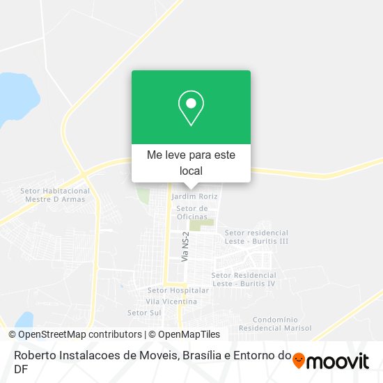 Roberto Instalacoes de Moveis mapa