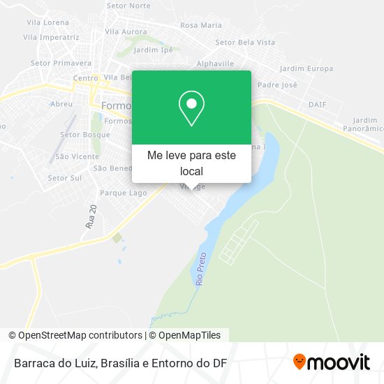 Barraca do Luiz mapa