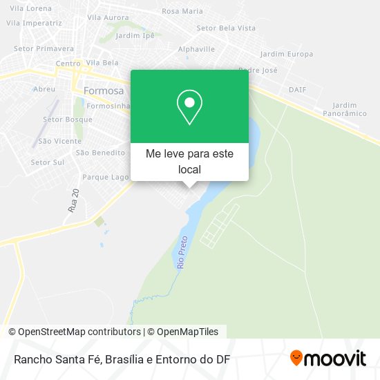 Rancho Santa Fé mapa