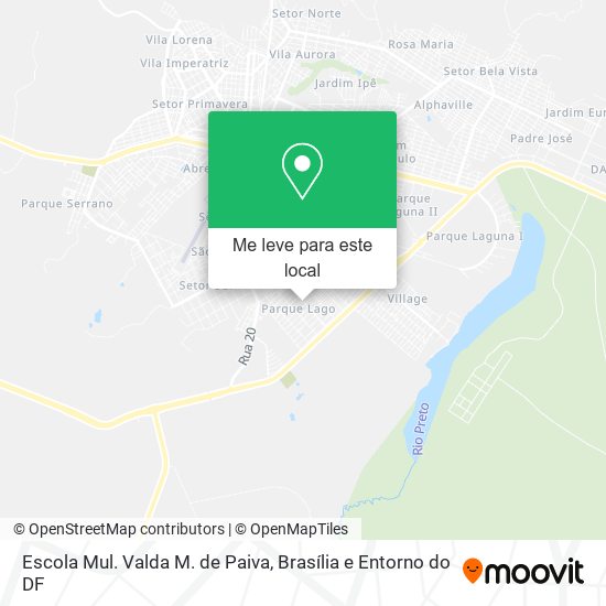 Escola Mul. Valda M. de Paiva mapa