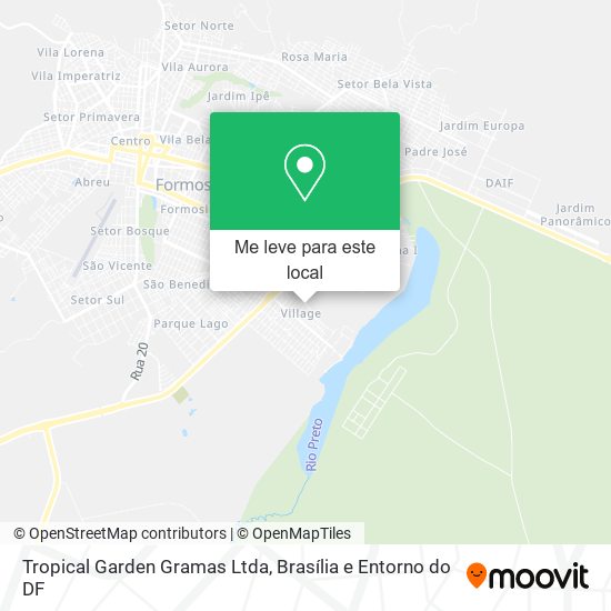 Tropical Garden Gramas Ltda mapa