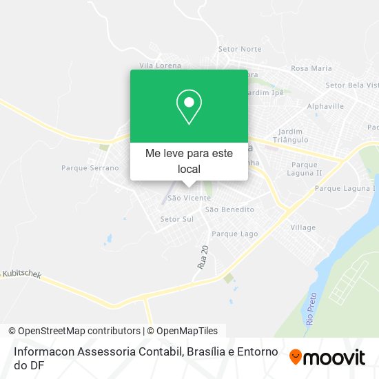 Informacon Assessoria Contabil mapa