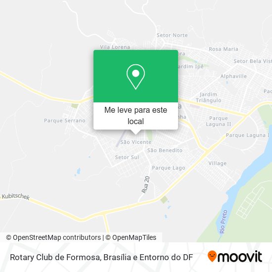 Rotary Club de Formosa mapa