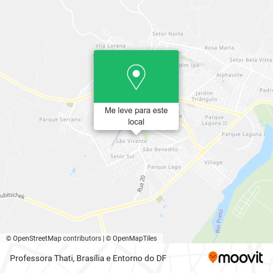 Professora Thati mapa