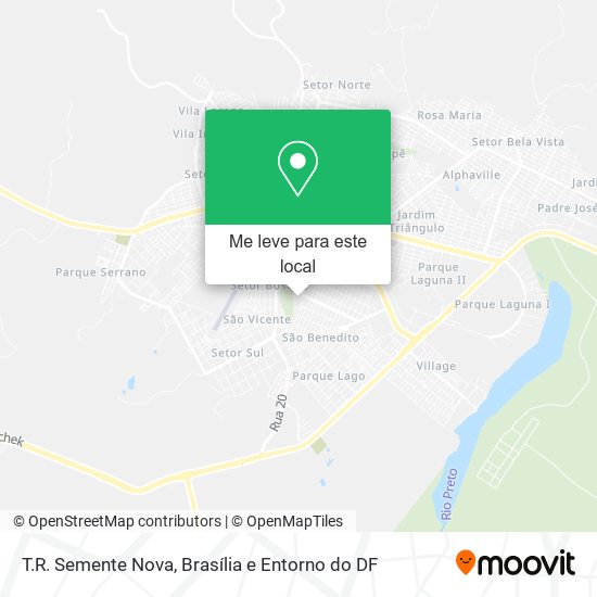 T.R. Semente Nova mapa