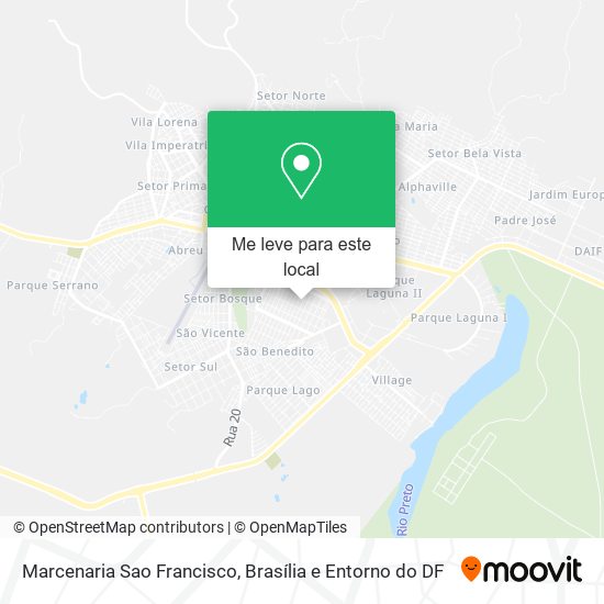 Marcenaria Sao Francisco mapa