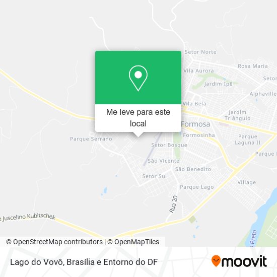 Lago do Vovô mapa