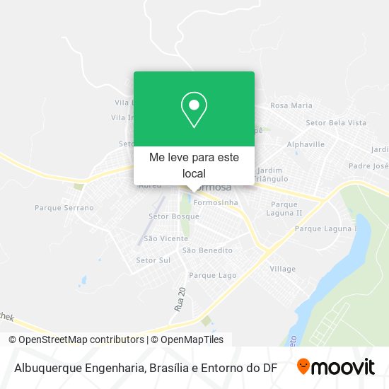 Albuquerque Engenharia mapa