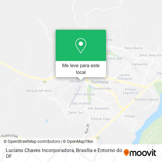 Luciano Chaves Incorporadora mapa