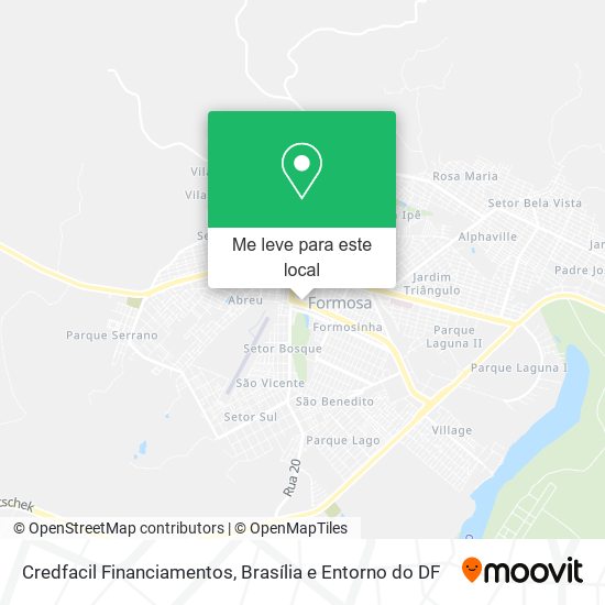 Credfacil Financiamentos mapa