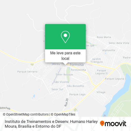 Instituto de Treinamentos e Desenv. Humano Harley Moura mapa
