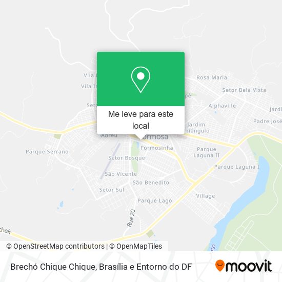 Brechó Chique Chique mapa