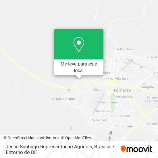 Jesus Santiago Representacao Agricola mapa