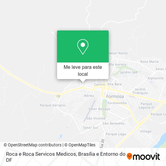 Roca e Roca Servicos Medicos mapa