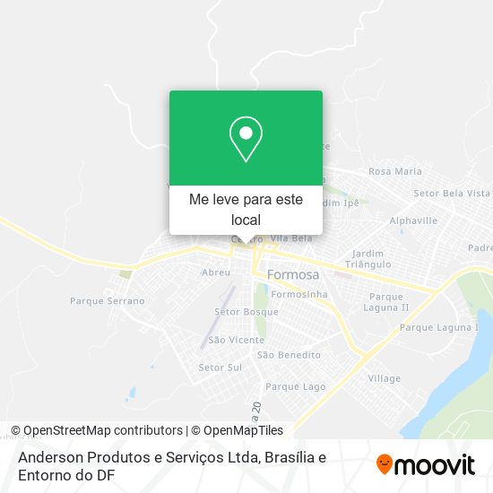 Anderson Produtos e Serviços Ltda mapa