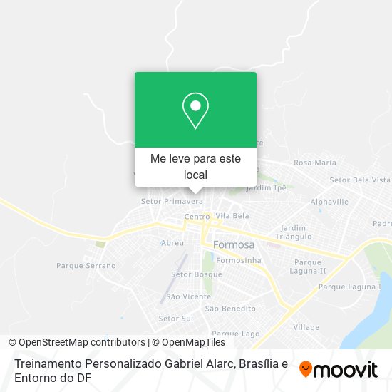Treinamento Personalizado Gabriel Alarc mapa