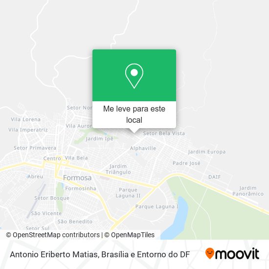 Antonio Eriberto Matias mapa