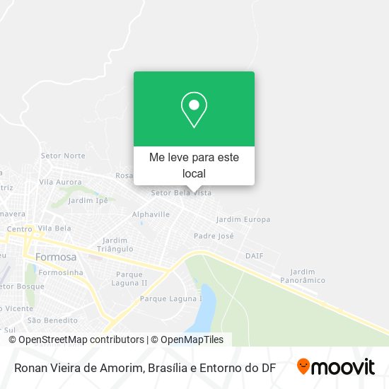 Ronan Vieira de Amorim mapa