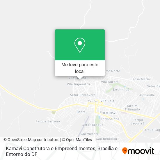 Kamavi Construtora e Empreendimentos mapa