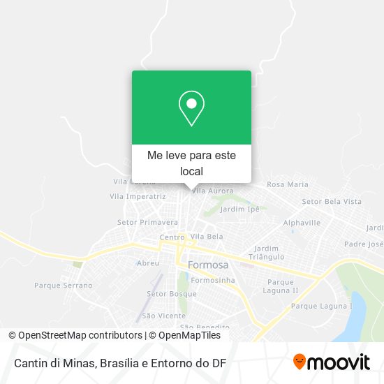 Cantin di Minas mapa