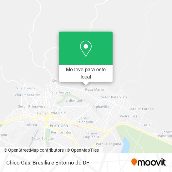 Chico Gas mapa