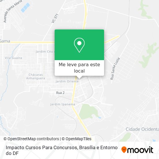 Impacto Cursos Para Concursos mapa