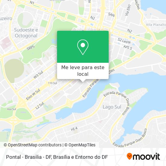 Pontal - Brasilia - DF mapa