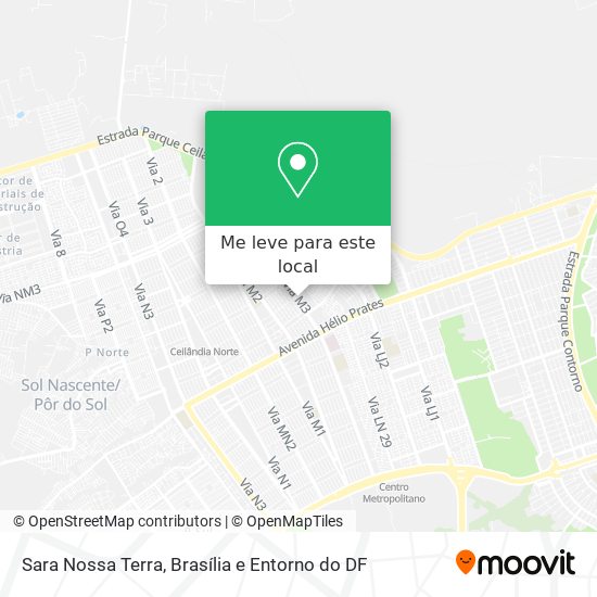 Sara Nossa Terra mapa