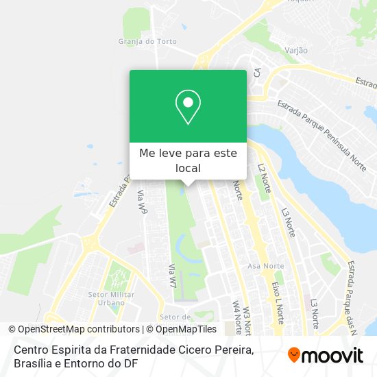 Centro Espirita da Fraternidade Cicero Pereira mapa