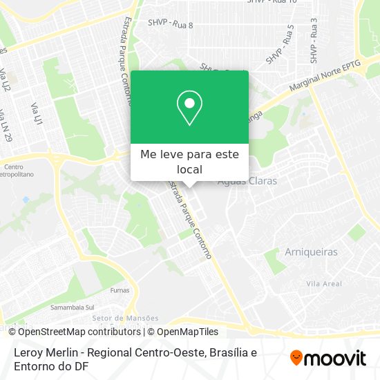 Leroy Merlin - Regional Centro-Oeste mapa