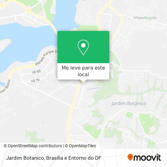 Jardim Botanico mapa