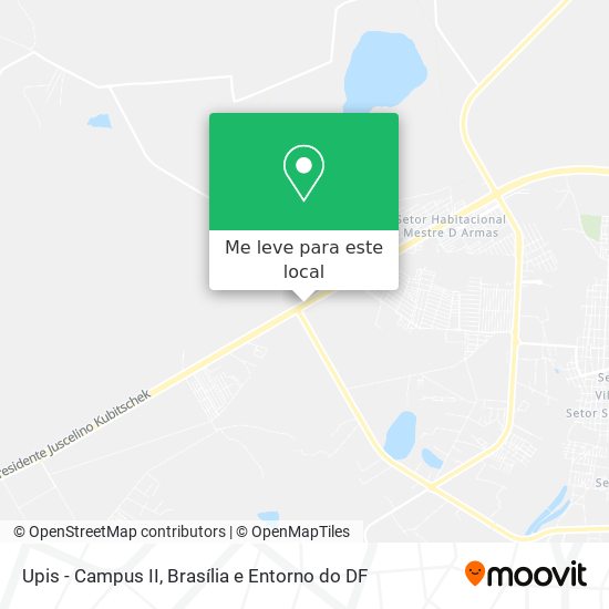 Upis - Campus II mapa