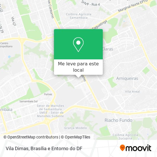 Vila Dimas mapa