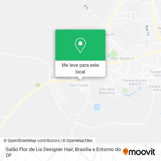 Salão Flor de Lis Designer Hair mapa