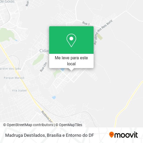 Madruga Destilados mapa