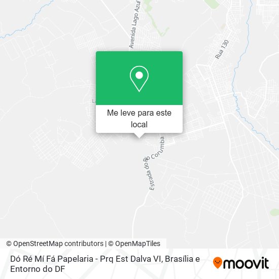 Dó Ré Mí Fá Papelaria - Prq Est Dalva VI mapa