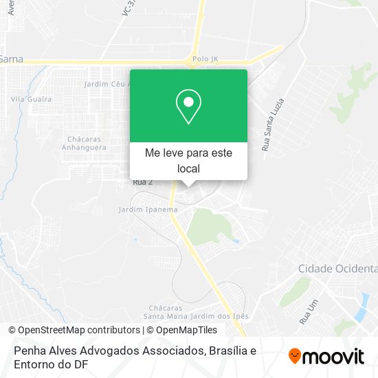 Penha Alves Advogados Associados mapa
