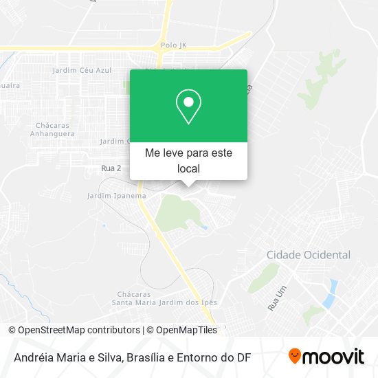 Andréia Maria e Silva mapa