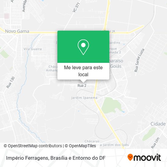 Império Ferragens mapa