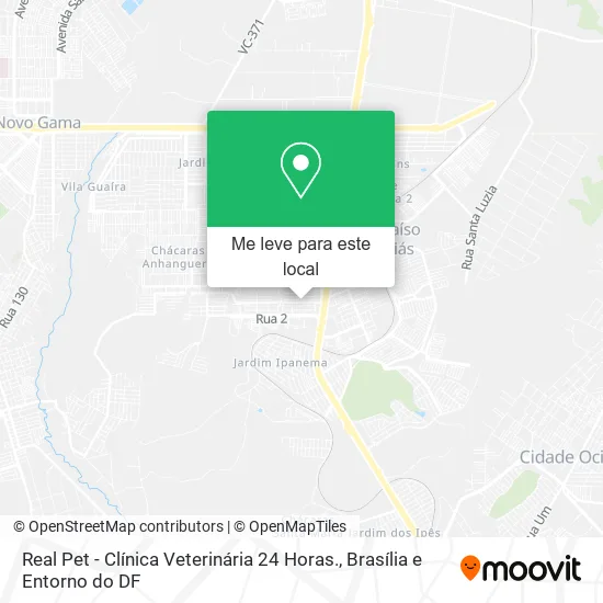 Real Pet - Clínica Veterinária 24 Horas. mapa
