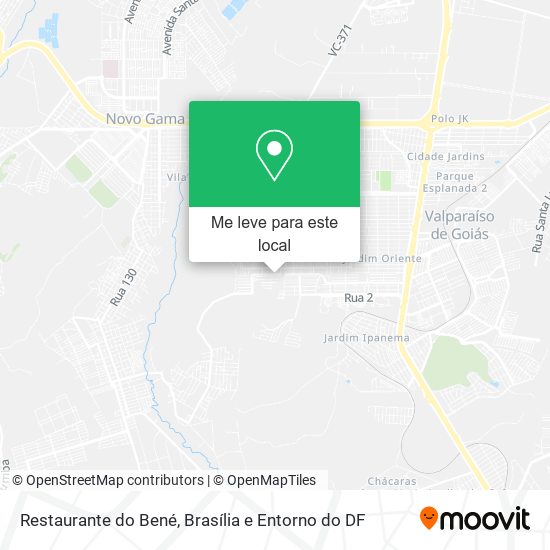 Restaurante do Bené mapa