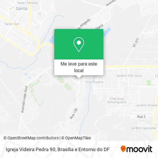 Igreja Videira Pedra 90 mapa
